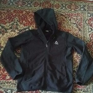 Reebok Men's Mixed Media Softshell Jacket, hooded